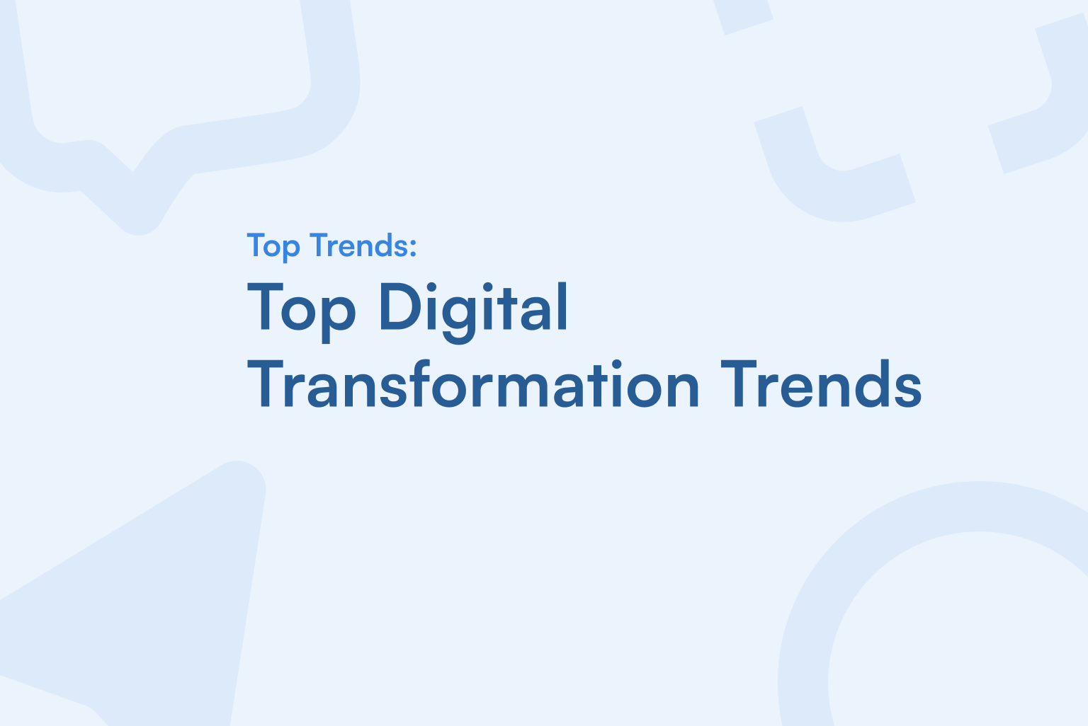 Digital transformation trends featured image